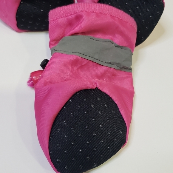 HOOLAVA Dog Shoes, Winter Boots Paw Protector with Reflective Straps, Pink NWOT - Picture 5 of 9
